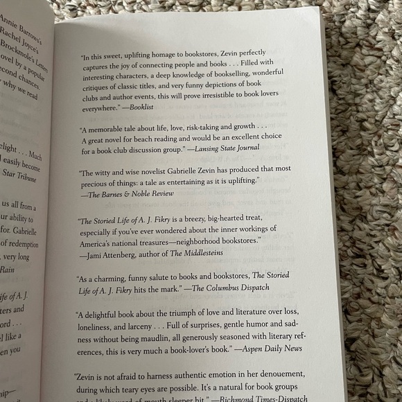 The Storied Life of A.J. Fikry by Gabrielle Zevin; Paperback - Picture 7 of 7